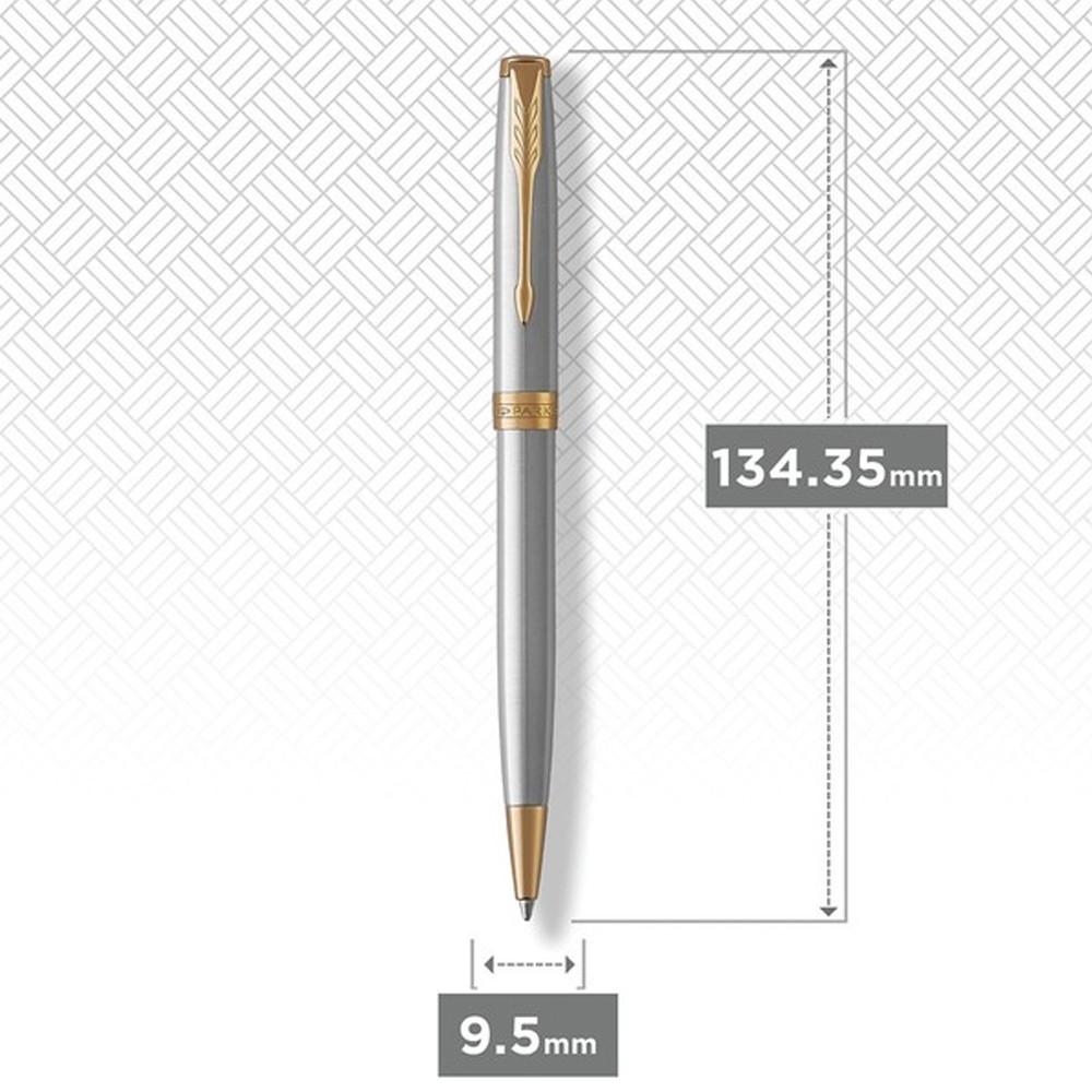 Кулькова ручка Parker SONNET 17 Stainless Steel з логотипом Кулькова ручка Parker SONNET 17 Stainless Steel з логотипом Фото 3